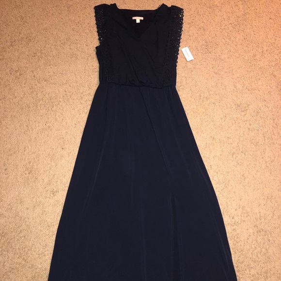dressbarn navy blue dress